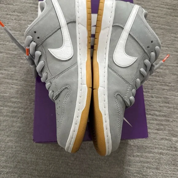 Nike SB Dunk Low Pro ISO wolf grey Sz 10.5 Men's Sneakers DV5465-001 Sneakers